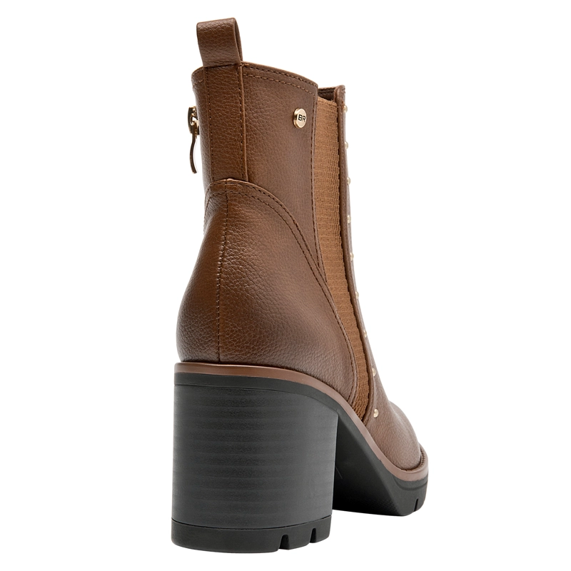 BOTIN TACO CUADRADO MUJER BRUNO ROSSI - BRM0362 | MARRON - 3