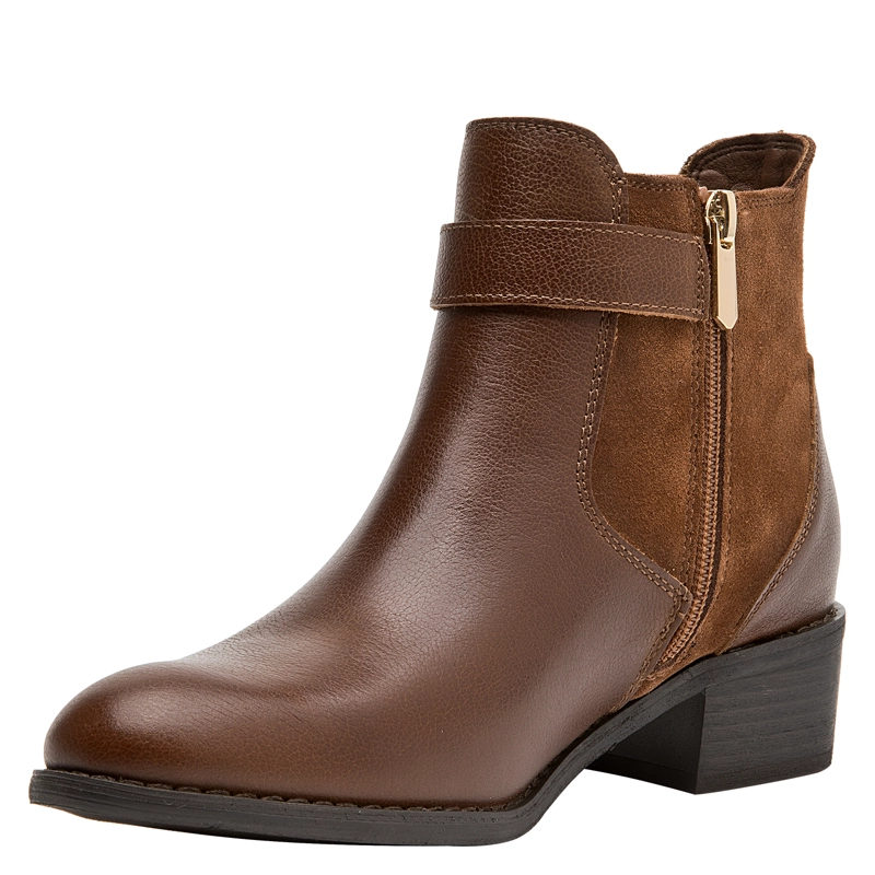 BOTIN CUERO MUJER BRUNO ROSSI - BRM0297 - 5