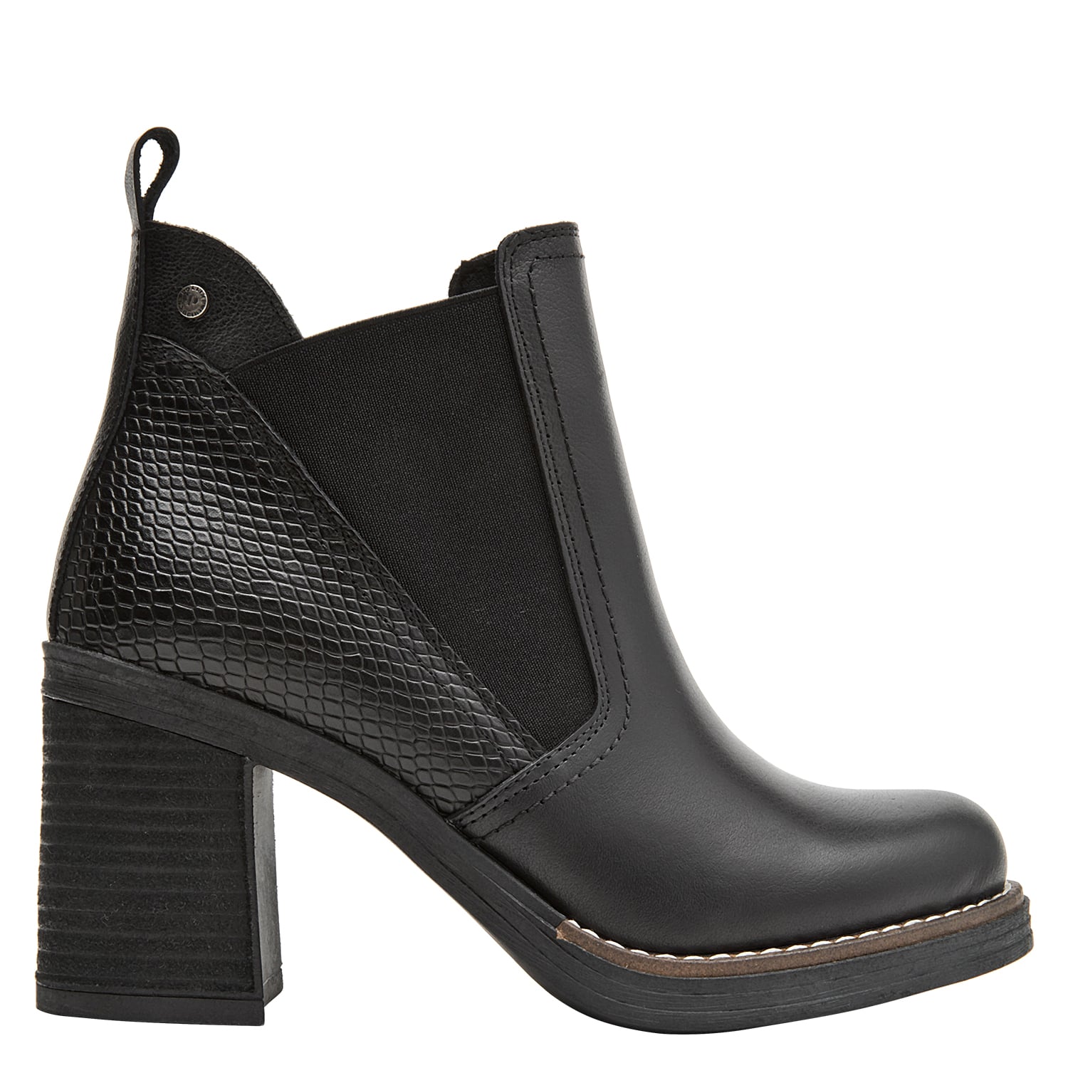 BOTIN CASUAL MUJER POLLINI - POM0250 | NEGRO - 1