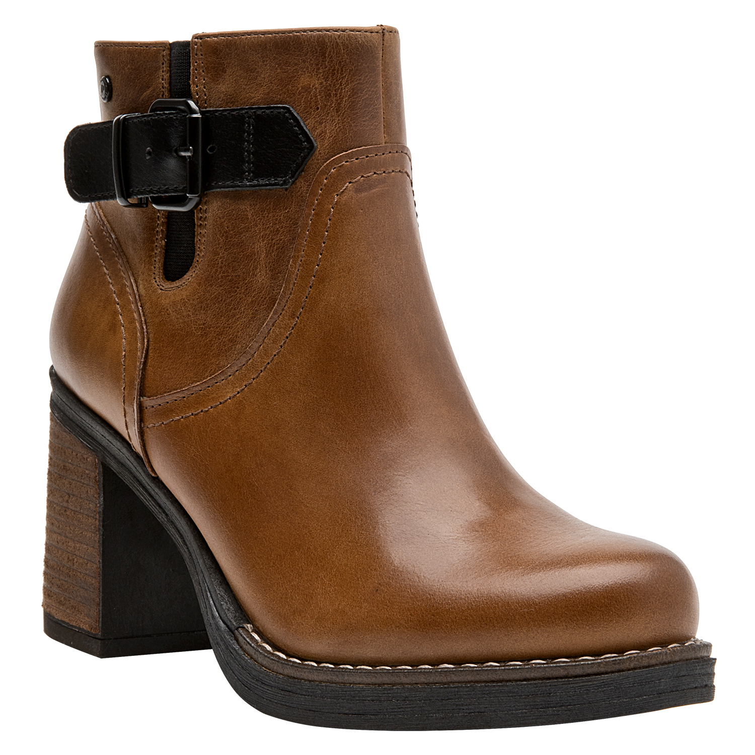 BOTIN CASUAL MUJER POLLINI - POM0170 | MARRON CLARO - 2