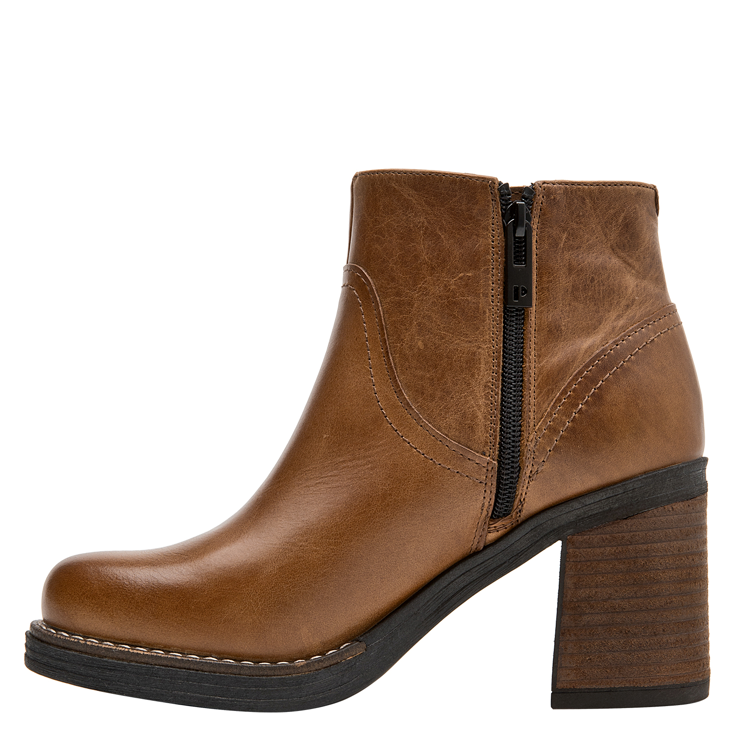 BOTIN CASUAL MUJER POLLINI - POM0170 | MARRON CLARO - 4