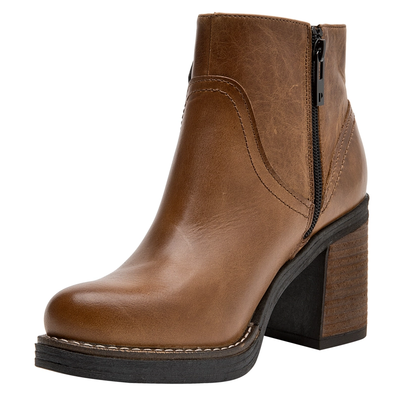 BOTIN CASUAL MUJER POLLINI - POM0170 | MARRON CLARO - 5