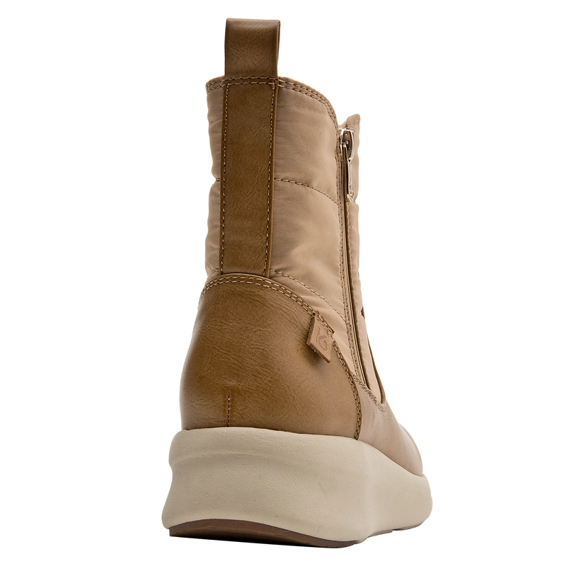 BOTIN CUERO MUJER 16 HRS - 16M0304 | BEIGE - 3