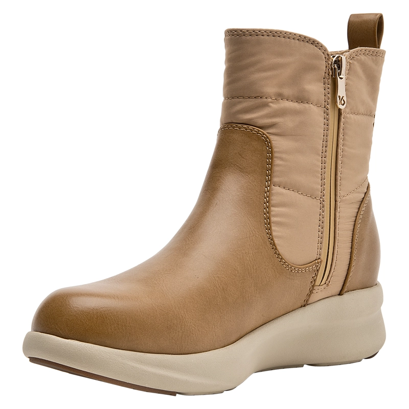 BOTIN CUERO MUJER 16 HRS - 16M0304 | BEIGE - 5
