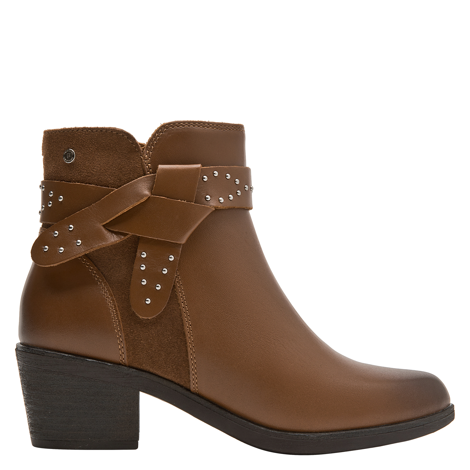 BOTIN CASUAL MUJER POLLINI - POM0275 | MARRON CLARO - 1