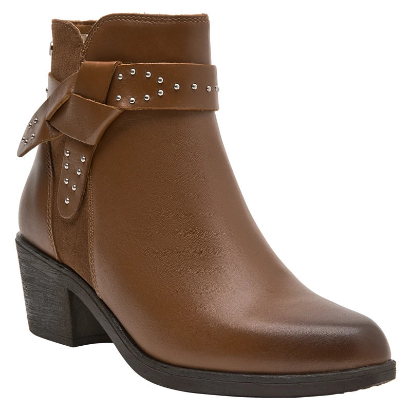 BOTIN CASUAL MUJER POLLINI - POM0275 | MARRON CLARO - 2