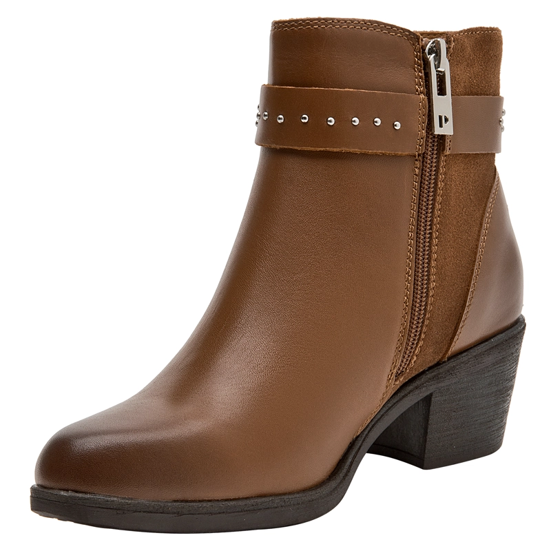 BOTIN CASUAL MUJER POLLINI - POM0275 | MARRON CLARO - 5