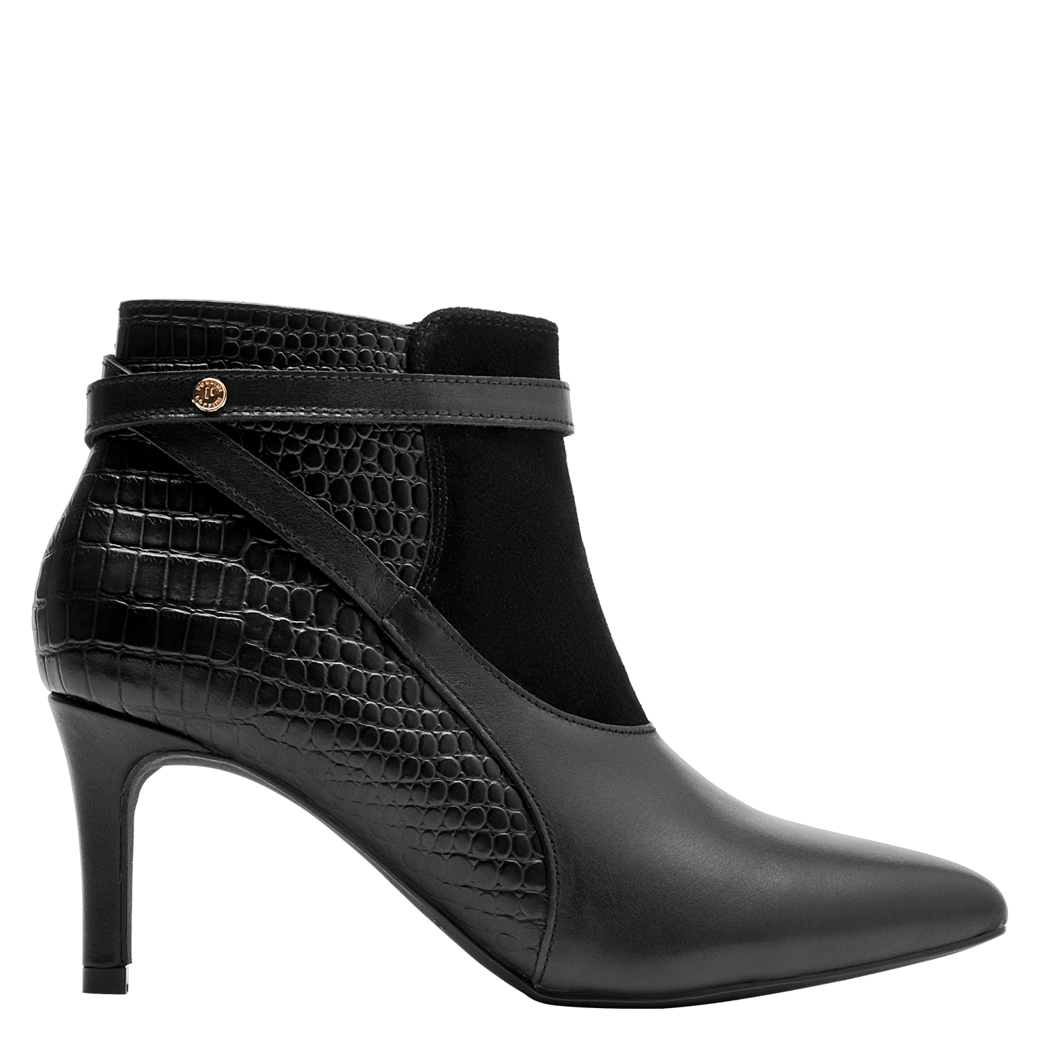 BOTIN CASUAL MUJER POLLINI - POM0151 | NEGRO - 1