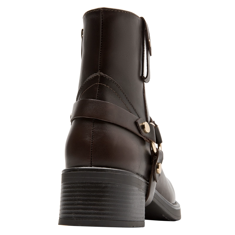 BOTIN CASUAL MUJER POLLINI - POM0223 | MARRON OSCURO - 3
