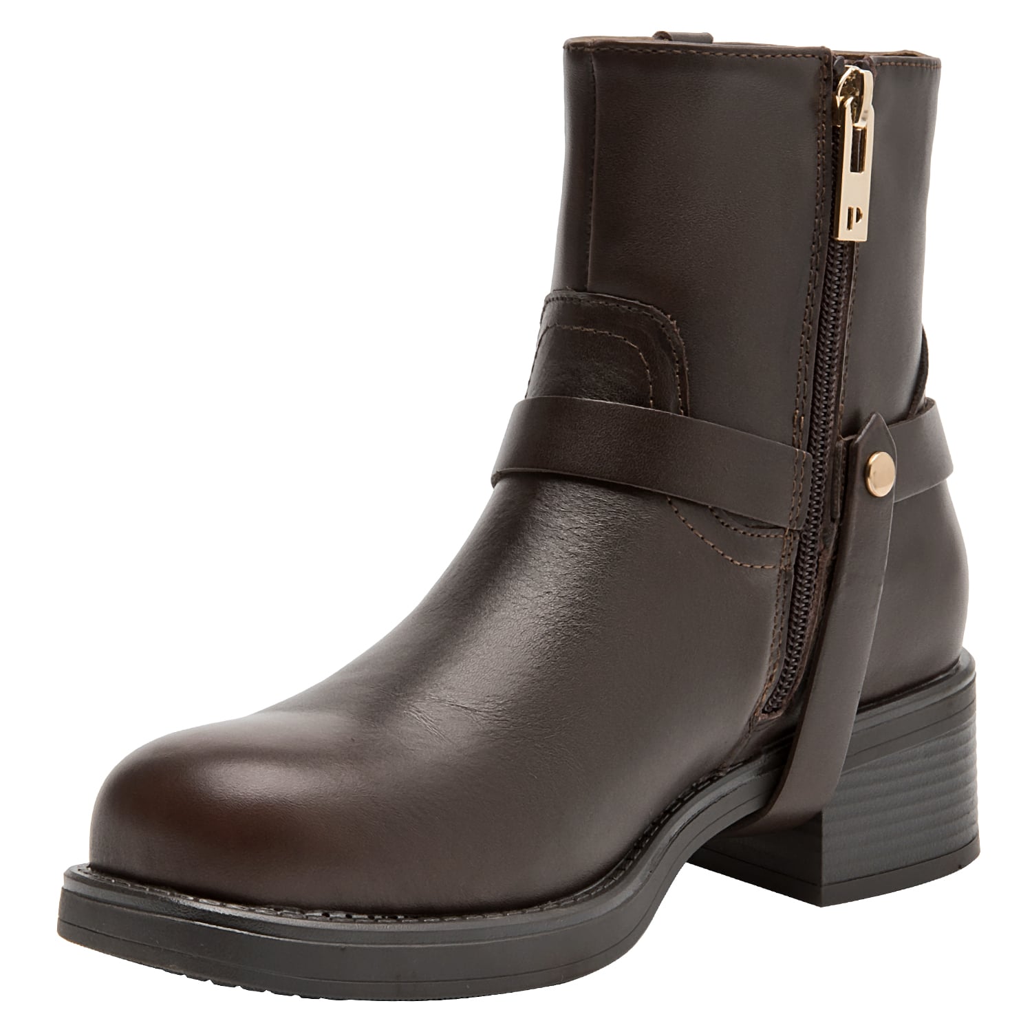 BOTIN CASUAL MUJER POLLINI - POM0223 | MARRON OSCURO - 5