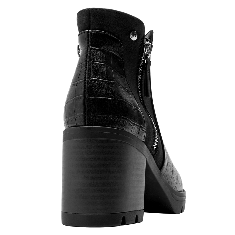 BOTIN TACO CUADRADO MUJER BRUNO ROSSI - BRM0364 | MARRON - 8