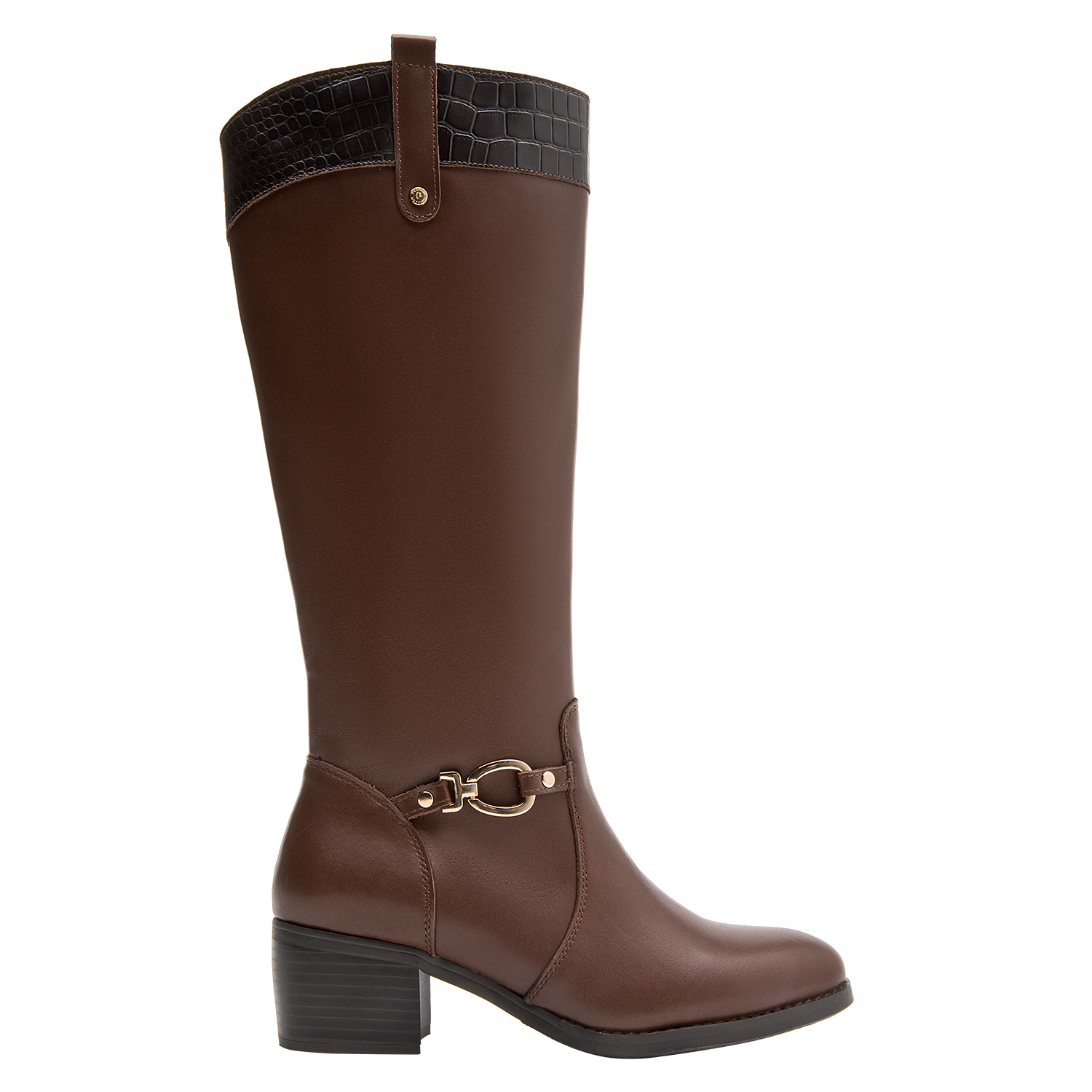 BOTA CASUAL MUJER POLLINI - POM0241 | MARRON - 1