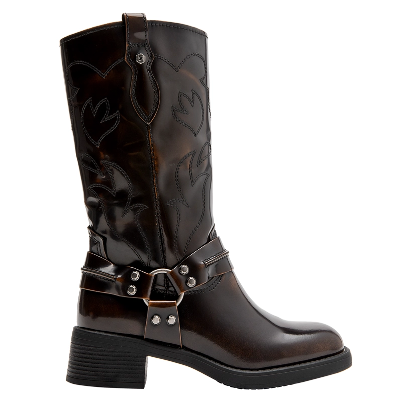 BOTA CASUAL MUJER ZAPPA - ZAM0135 | MARRON OSCURO - 1