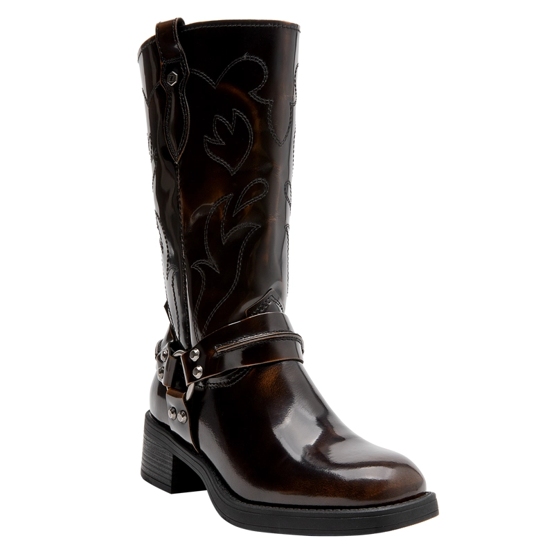BOTA CASUAL MUJER ZAPPA - ZAM0135 | MARRON OSCURO - 2