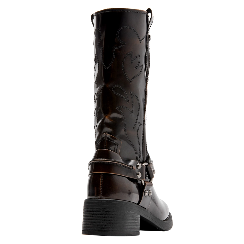 BOTA CASUAL MUJER ZAPPA - ZAM0135 | MARRON OSCURO - 3