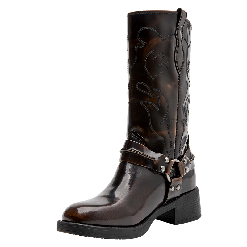 BOTA CASUAL MUJER ZAPPA - ZAM0135 | MARRON OSCURO - 5