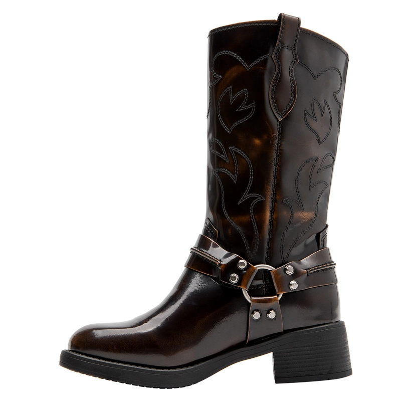 BOTA CASUAL MUJER ZAPPA - ZAM0135 | MARRON OSCURO - 9