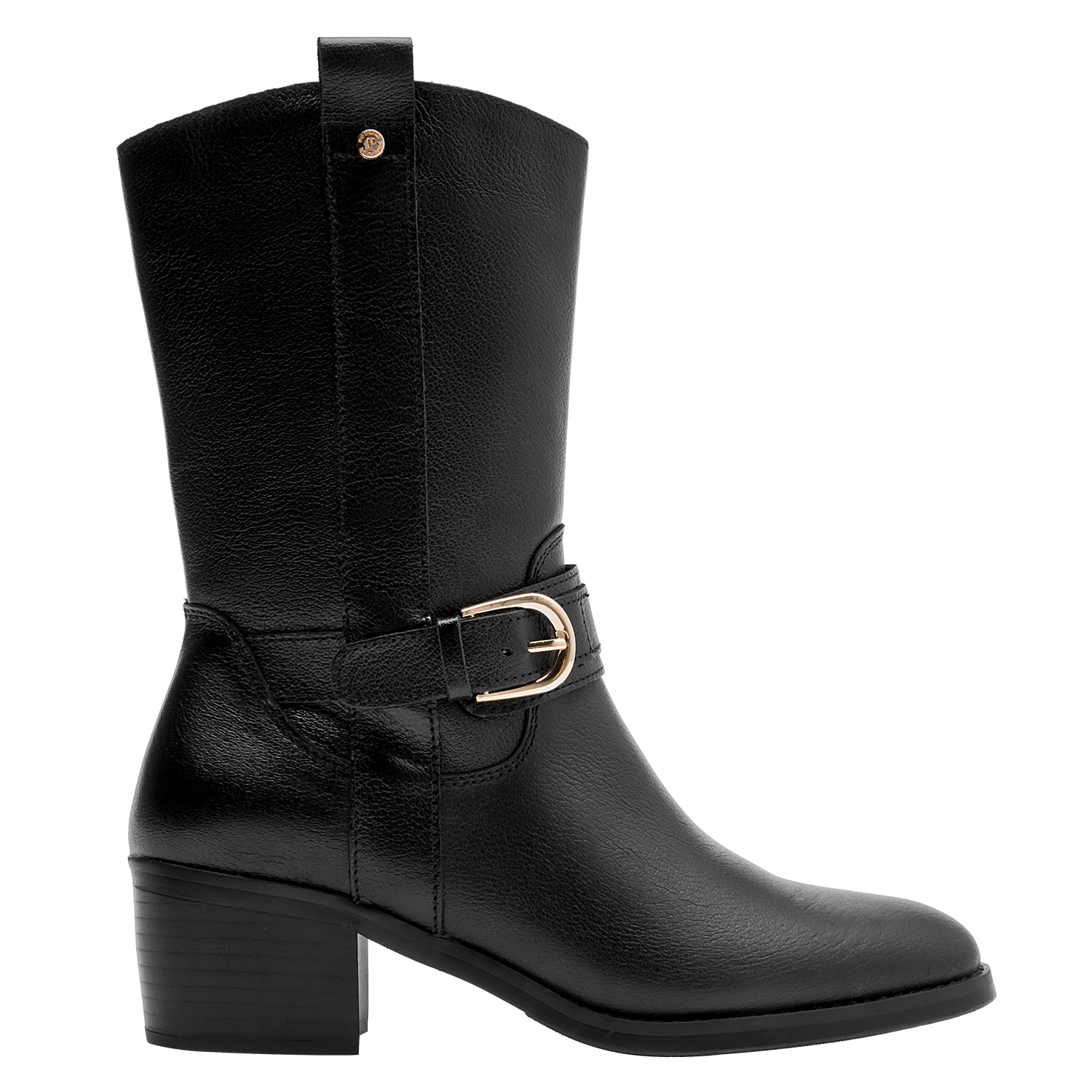 BOTA CASUAL MUJER POLLINI - POM0240 | NEGRO - 1