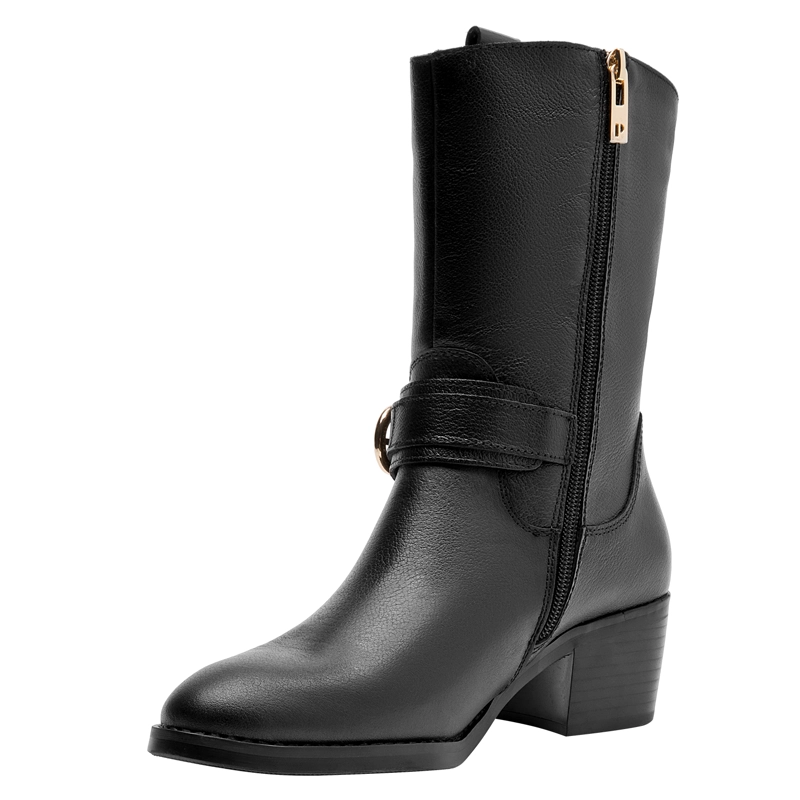 BOTA CASUAL MUJER POLLINI - POM0240 | NEGRO - 5