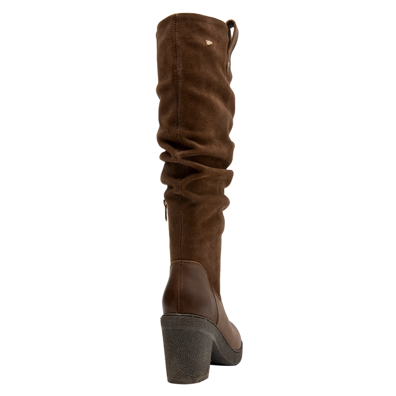 BOTA CUERO CASUAL MUJER 16 HRS - 16M0235 | NEGRO - 8