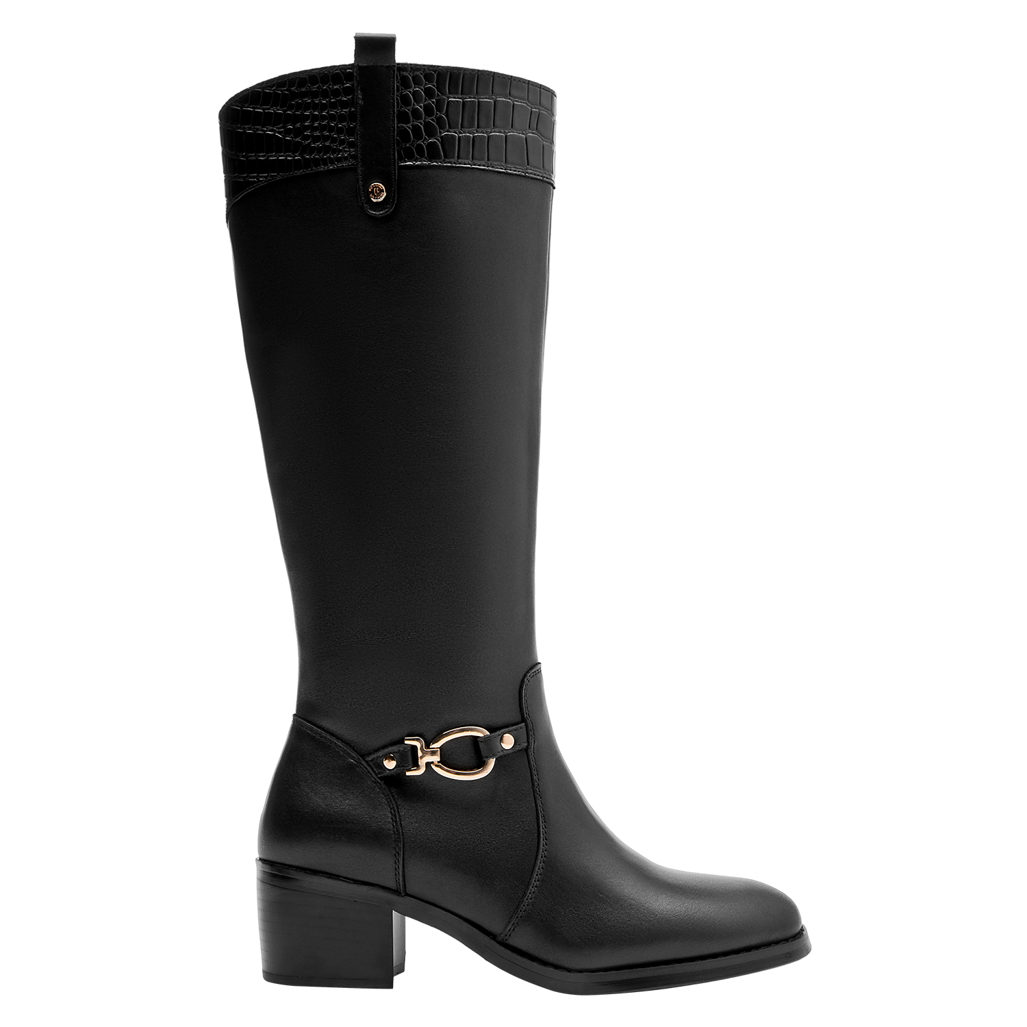 BOTA CASUAL MUJER POLLINI - POM0241 | NEGRO - 1