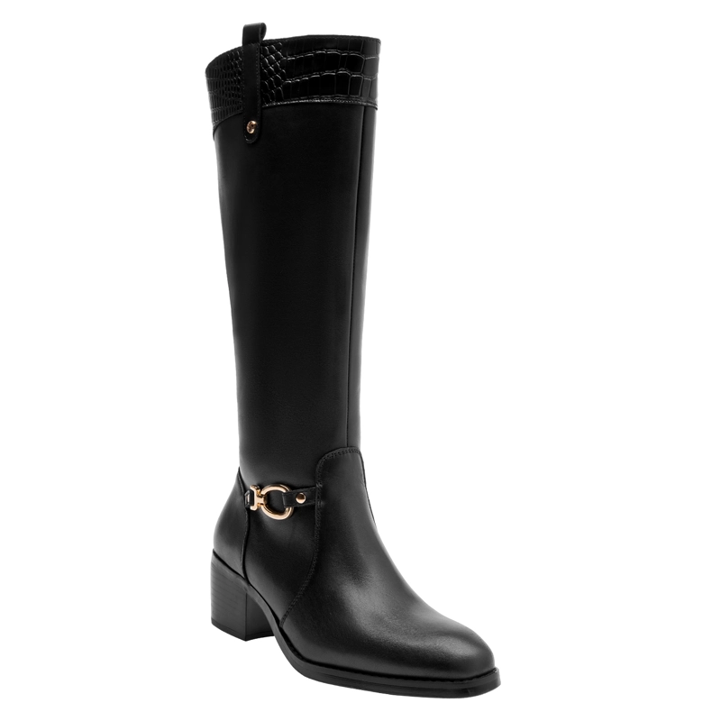 BOTA CASUAL MUJER POLLINI - POM0241 | NEGRO - 6