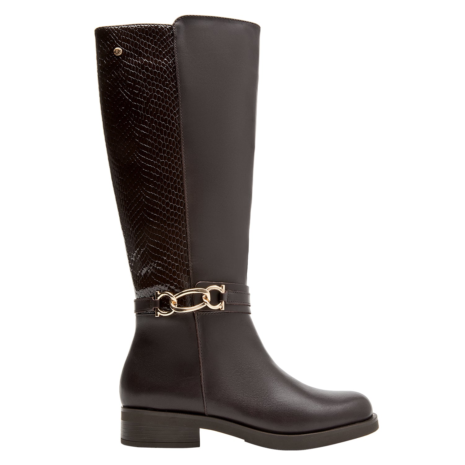 BOTA CASUAL MUJER POLLINI - POM0189 | MARRON OSCURO - 7