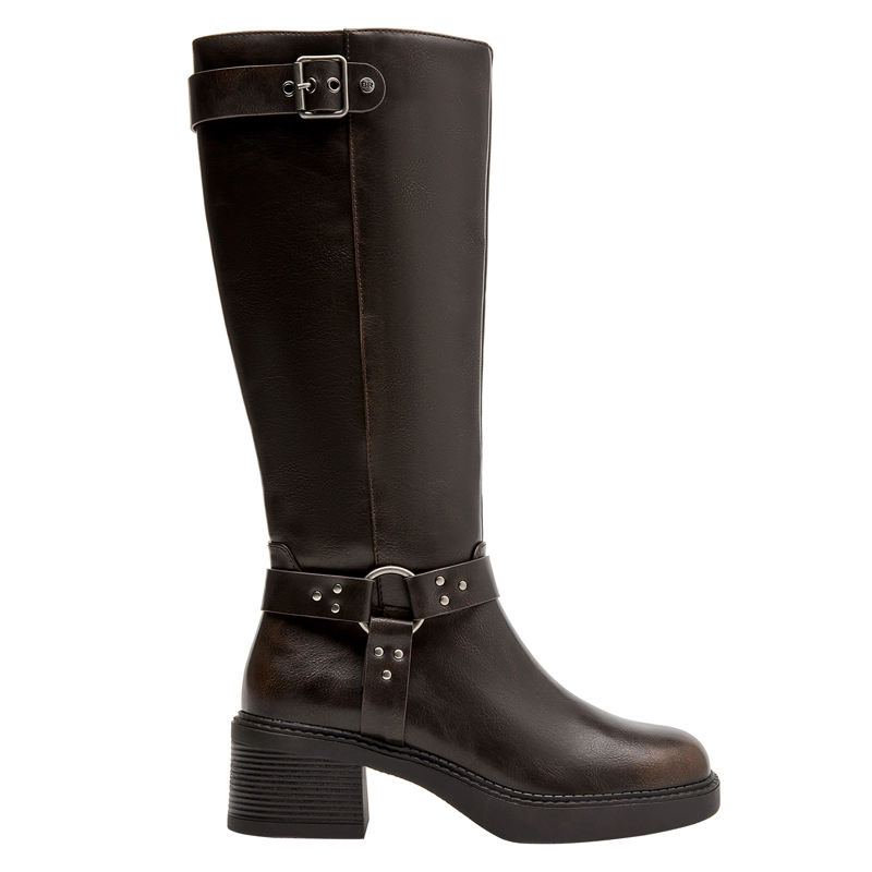 BOTA CASUAL MUJER BRUNO ROSSI - BRM0365 | MARRON - 1