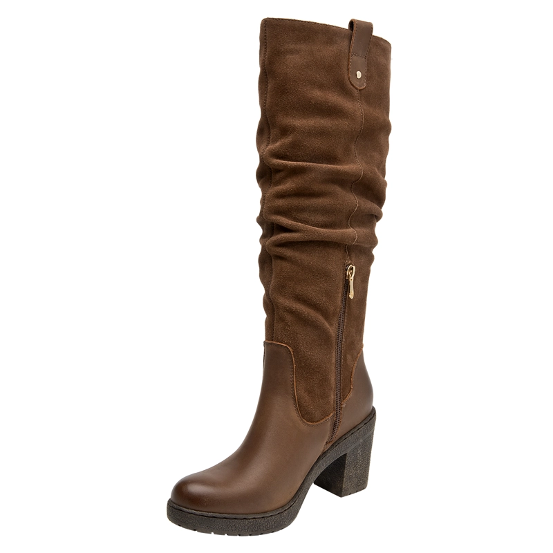 BOTA CUERO CASUAL MUJER 16 HRS - 16M0235 | MARRON - 5