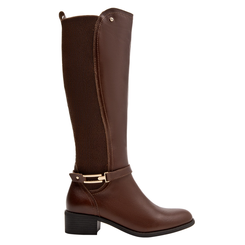 BOTA CASUAL MUJER BRUNO ROSSI - BRM0296 | MARRON - 1