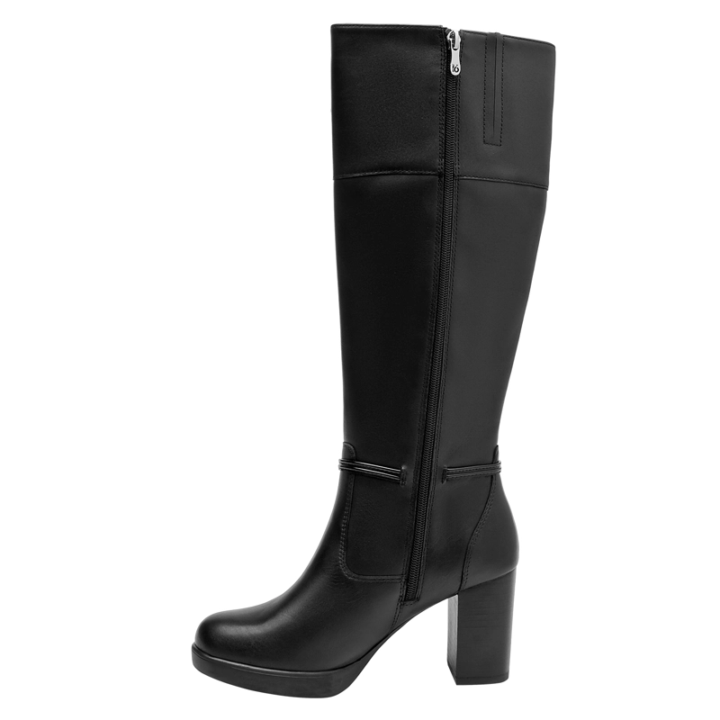 BOTA CUERO MUJER 16 HRS - 16M0239 | NEGRO - 4