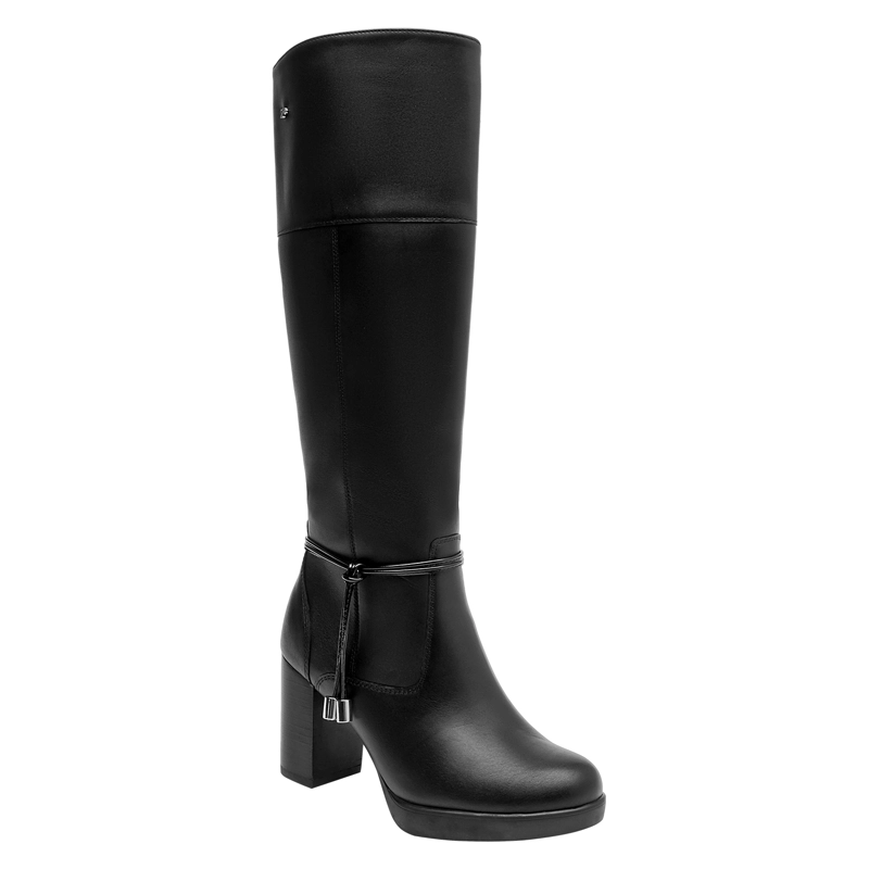 BOTA CUERO MUJER 16 HRS - 16M0239 | NEGRO - 6
