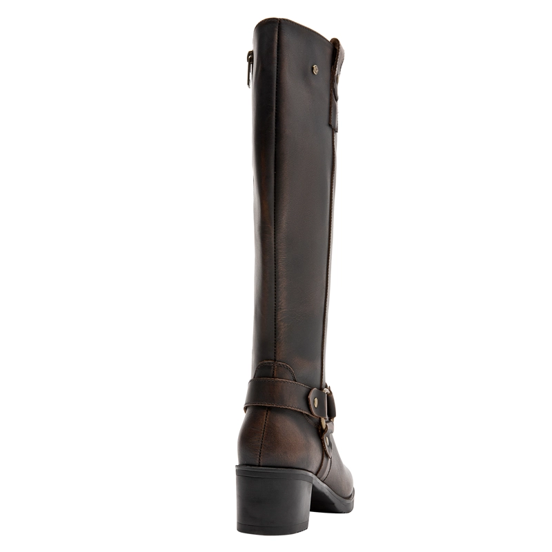 BOTA CASUAL MUJER POLLINI - POM0158 | MARRON OSCURO - 3