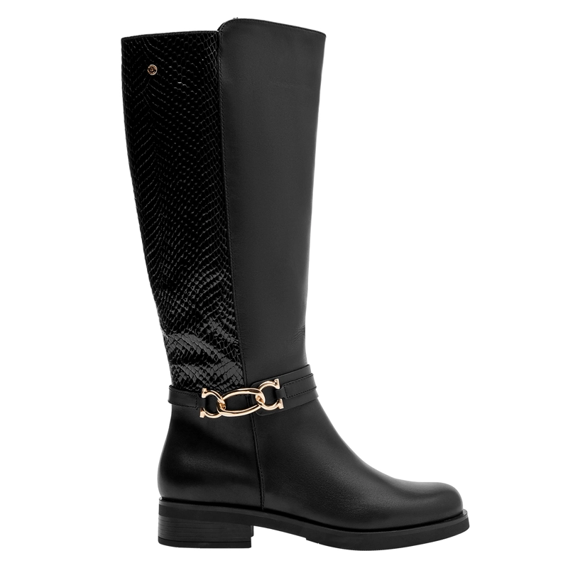BOTA CASUAL MUJER POLLINI - POM0189 | NEGRO - 1
