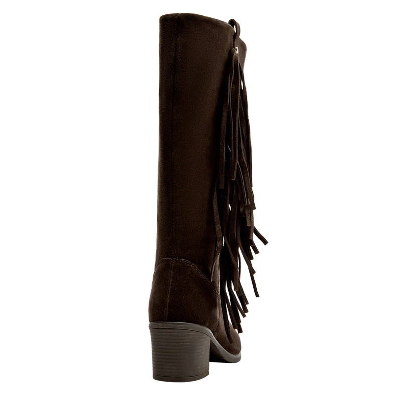 BOTA CASUAL MUJER BRUNO ROSSI - BRM0270 | MARRON OSCURO - 4