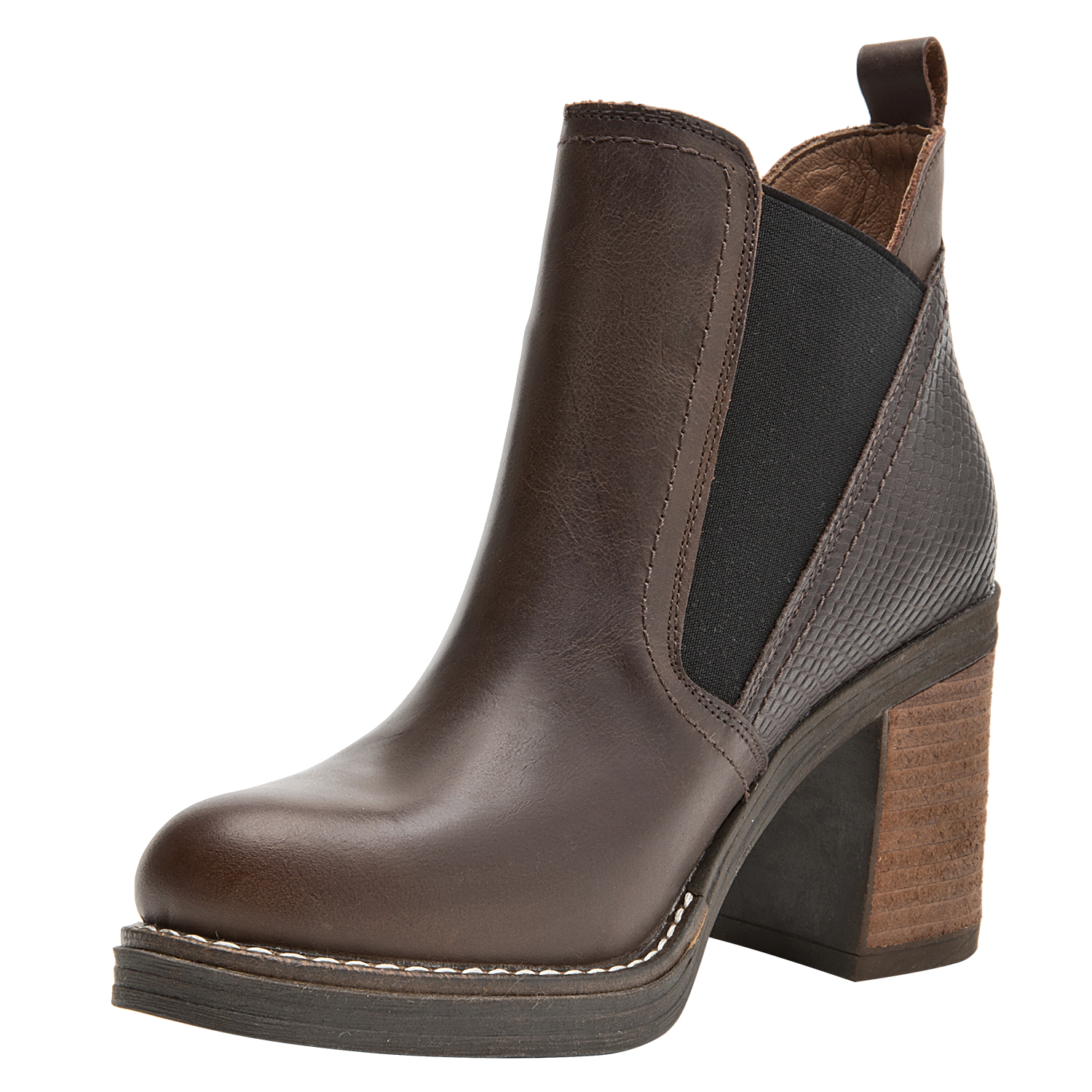 BOTIN CASUAL MUJER POLLINI - POM0250 | MARRON OSCURO - 5