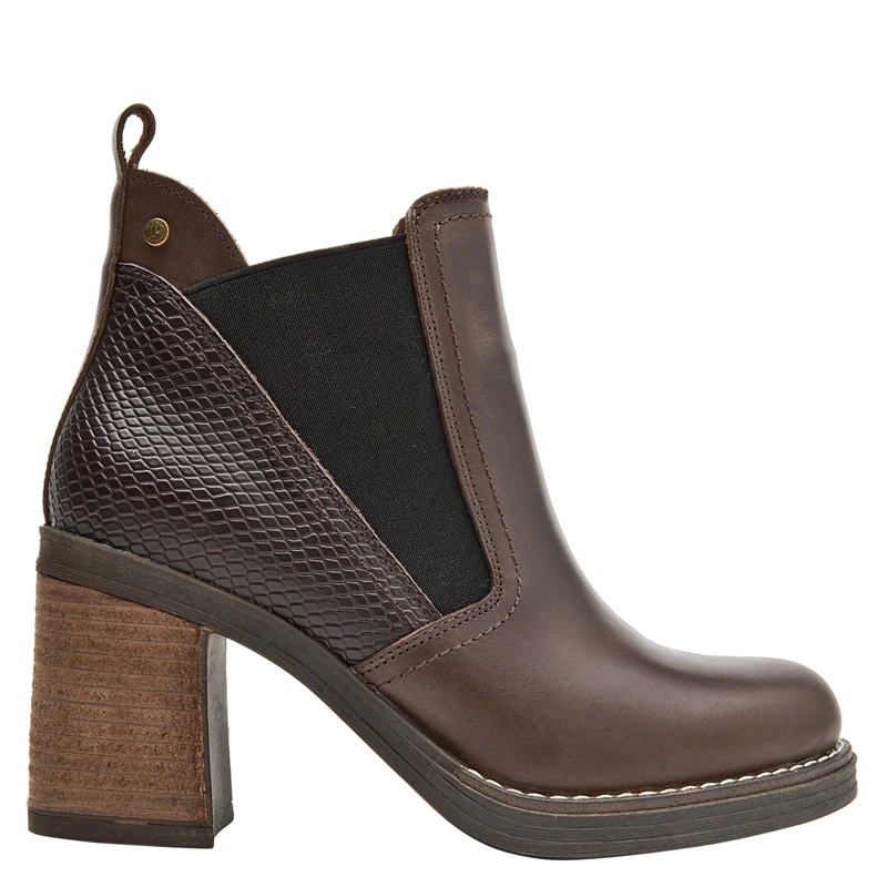 BOTIN CASUAL MUJER POLLINI - POM0250 | MARRON OSCURO - 7