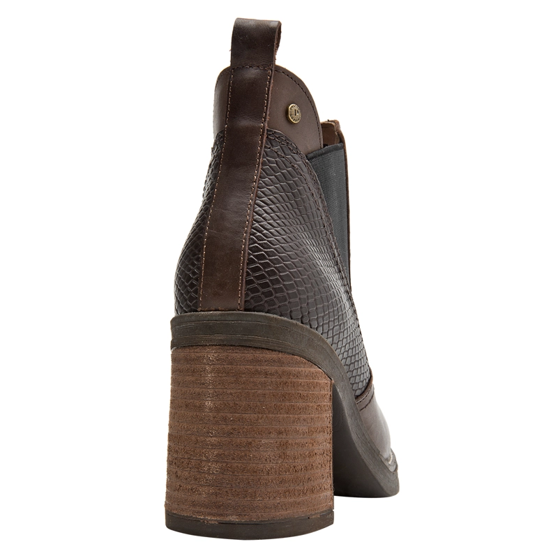 BOTIN CASUAL MUJER POLLINI - POM0250 | MARRON OSCURO - 8