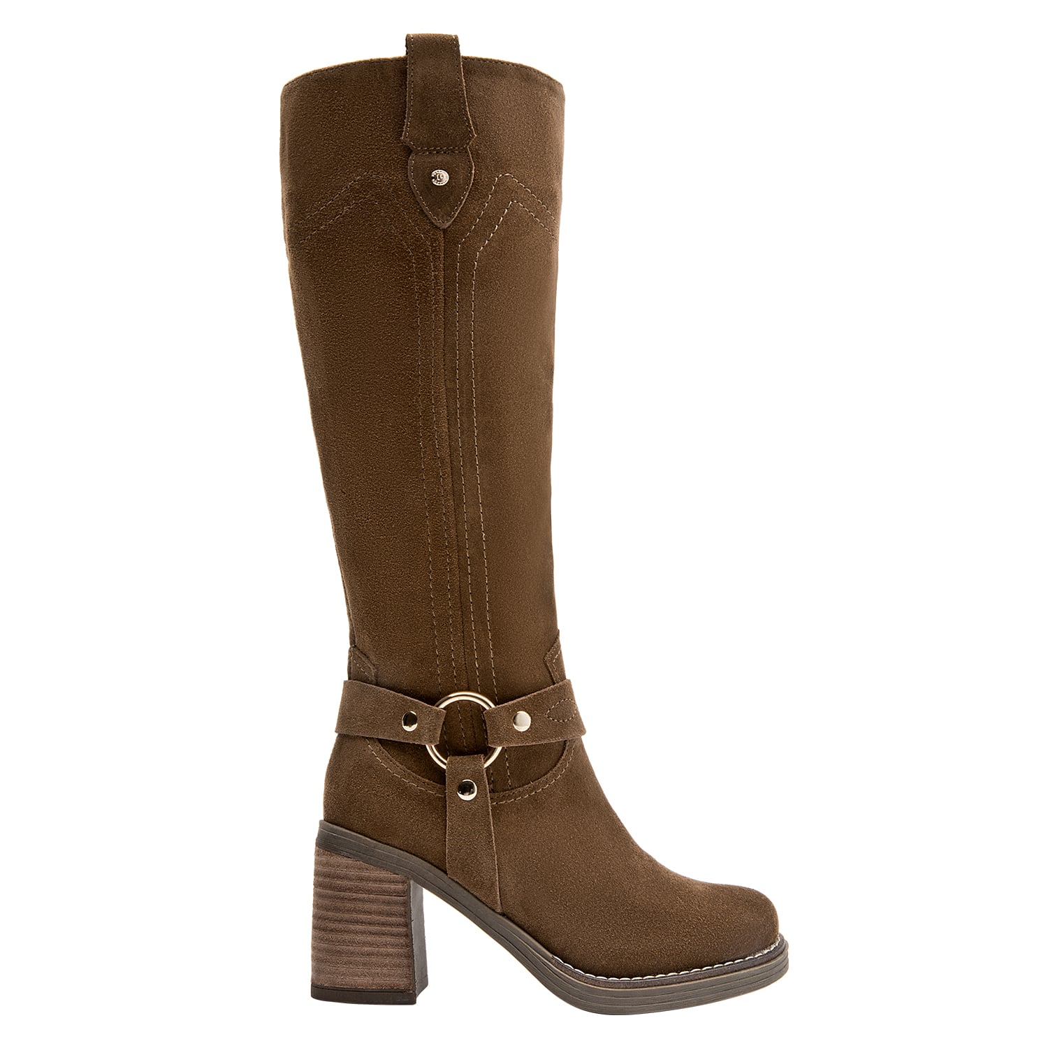 BOTA CASUAL MUJER POLLINI - POM0169 | MARRON CLARO - 1
