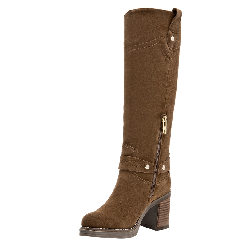 BOTA CASUAL MUJER POLLINI - POM0169 | MARRON CLARO - 5