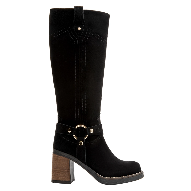 BOTA CASUAL MUJER POLLINI - POM0169 | NEGRO - 1