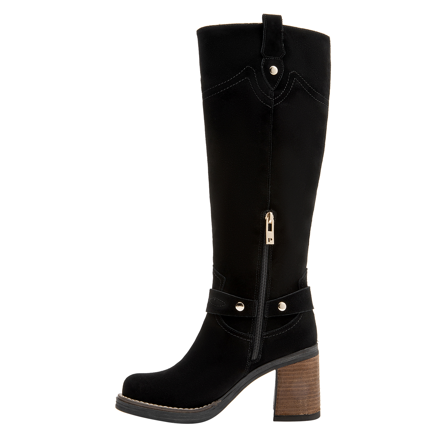 BOTA CASUAL MUJER POLLINI - POM0169 | NEGRO - 4