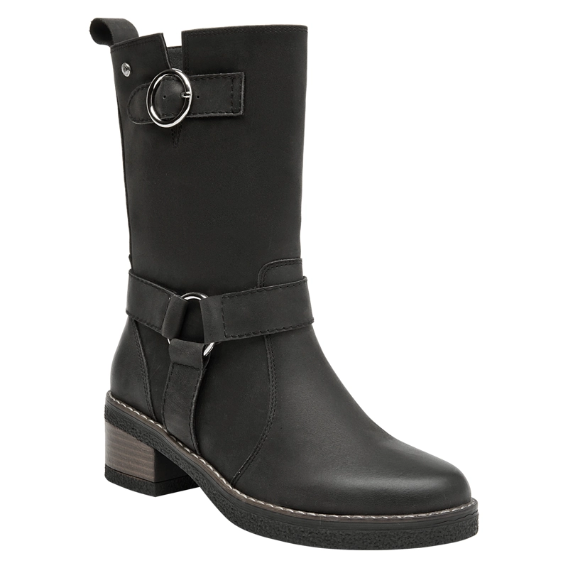 BOTA CASUAL MUJER POLLINI - POM0185 | NEGRO - 2