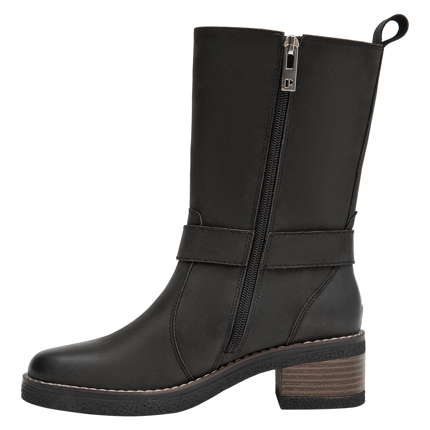 BOTA CASUAL MUJER POLLINI - POM0185 | NEGRO - 4