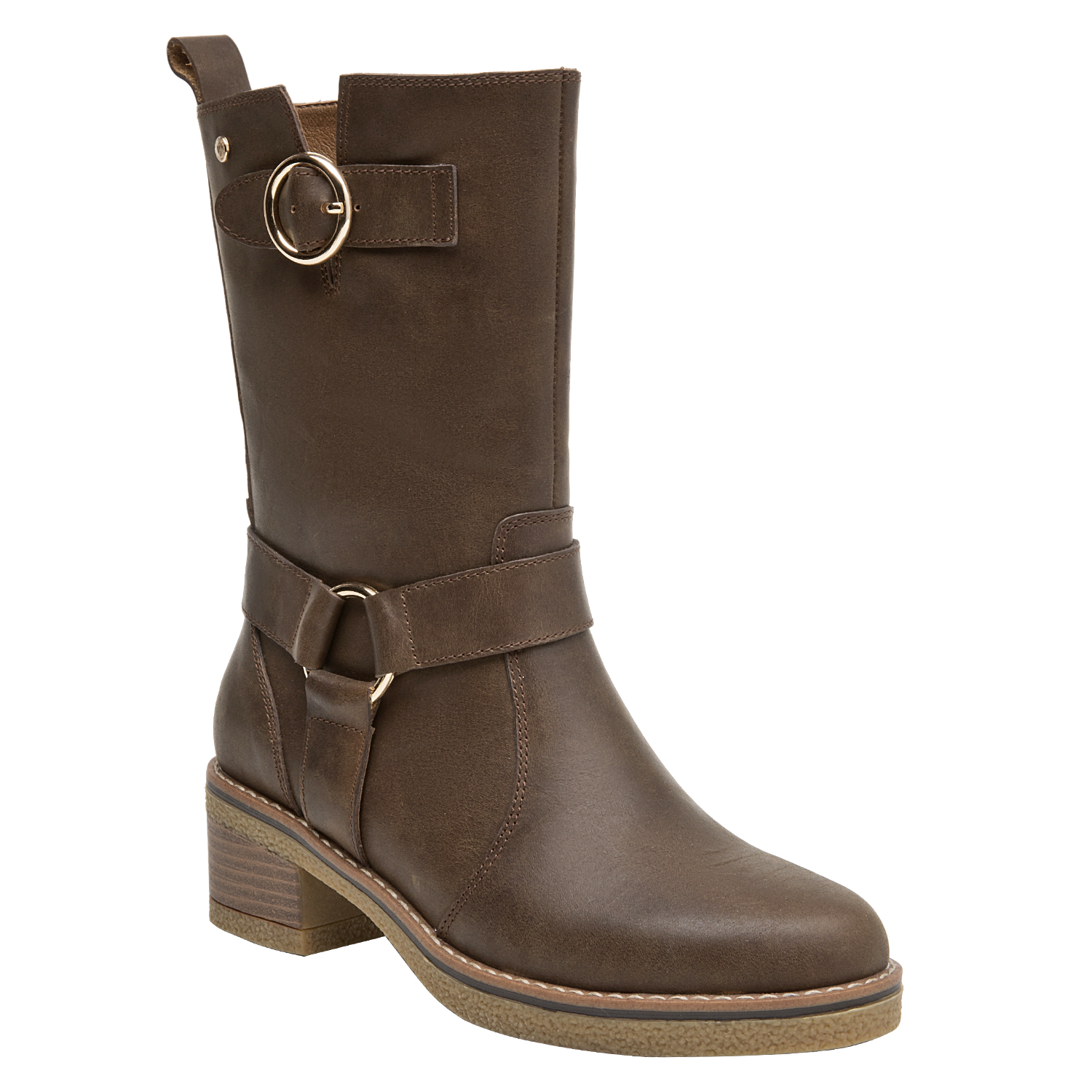 BOTA CASUAL MUJER POLLINI - POM0185 | NEGRO - 6