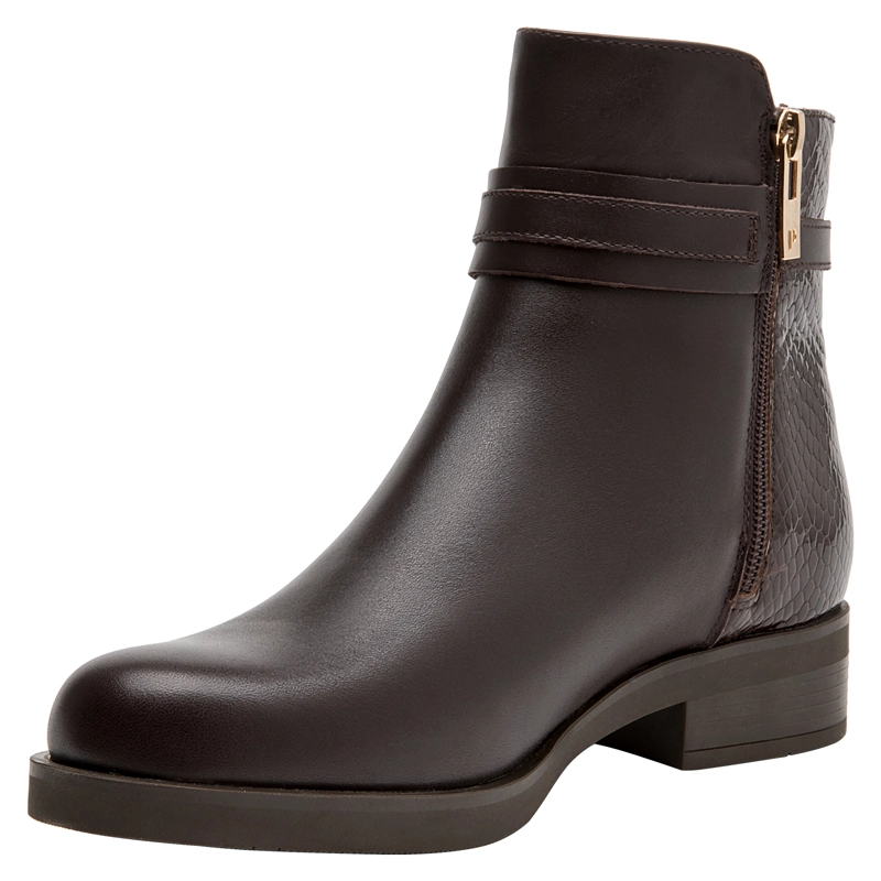 BOTIN CASUAL MUJER POLLINI - POM0186 | MARRON OSCURO - 5
