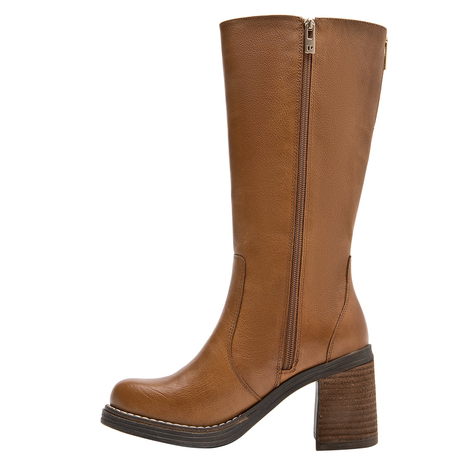 BOTA CASUAL MUJER POLLINI - POM0167 | MARRON CLARO - 4