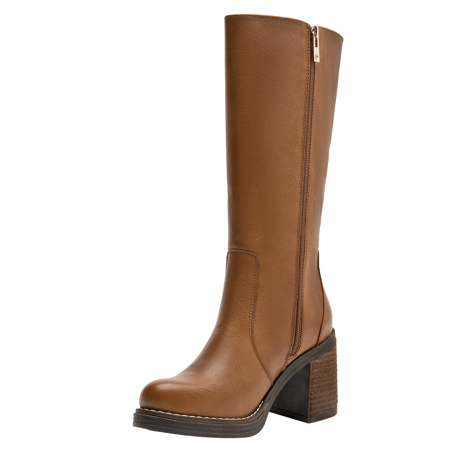 BOTA CASUAL MUJER POLLINI - POM0167 | MARRON CLARO - 5