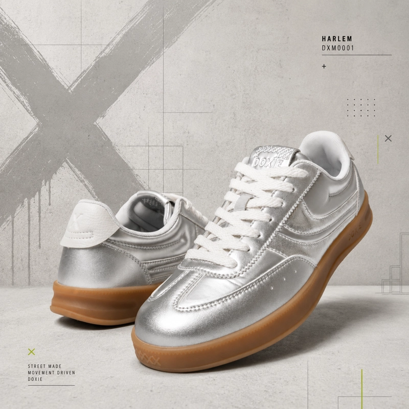 ZAPATILLA URBANA HARLEM PLATEADO DOXIE - DXM0001 - 1