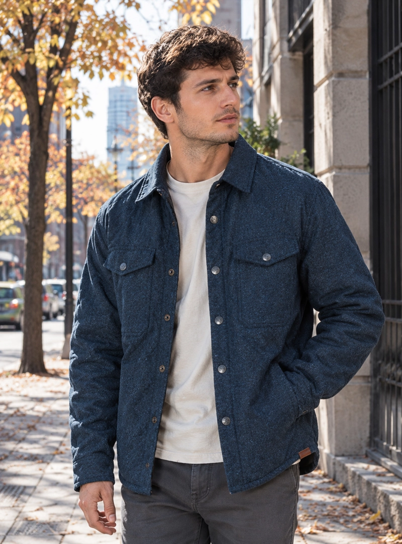 CHAQUETA HOMBRE ALGODON ACOLCHADA PJH020M PANAMA JACK - 1